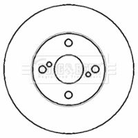 BORG & BECK Тормозной диск BBD4379